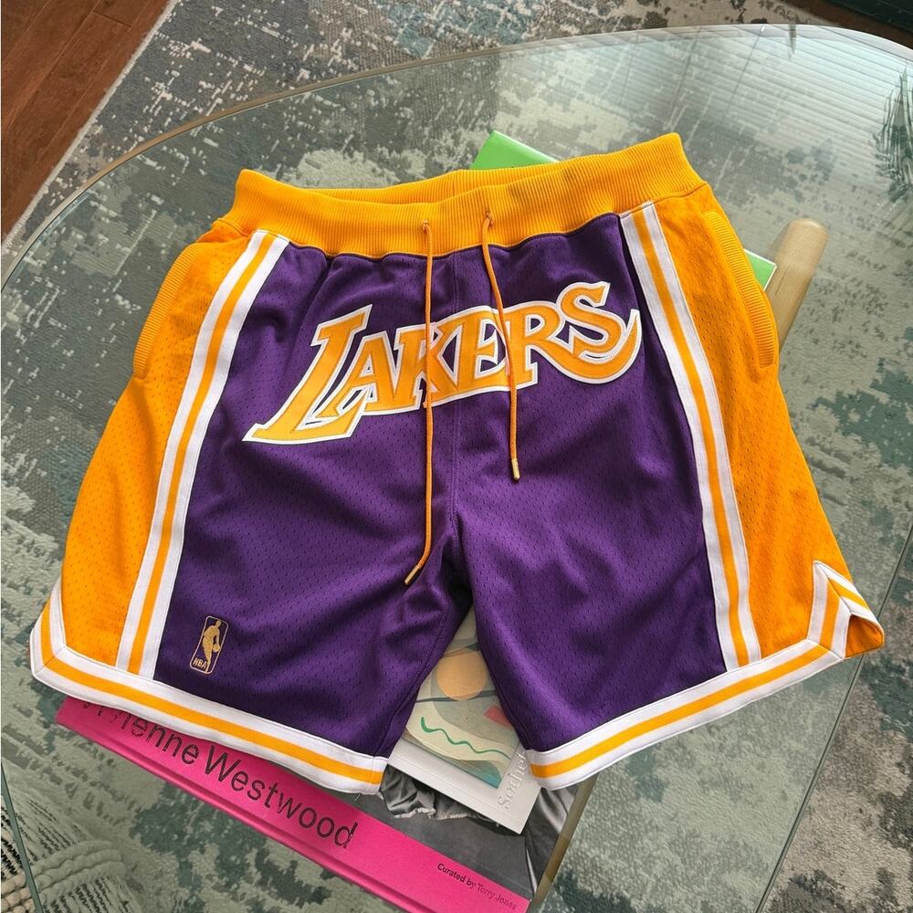 Just Don x Mitchell & Ness Los Angeles Lakers Shorts